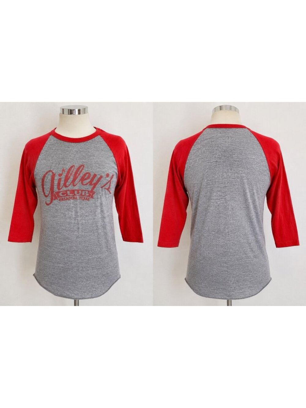 Vintage 80s Gilley’s Club Pasadena Texas Raglan 3/4 Sleeve T-Shirt USA Medium